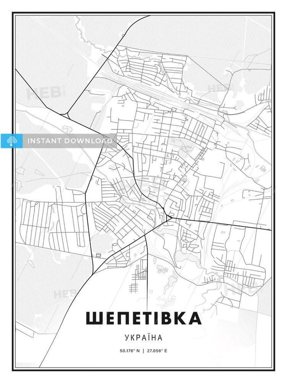 / Shepetivka, Ukraine, Modern Print Template In Various …, Shepetivka, Ukraine, Ukraine Cities, Ukraine Road