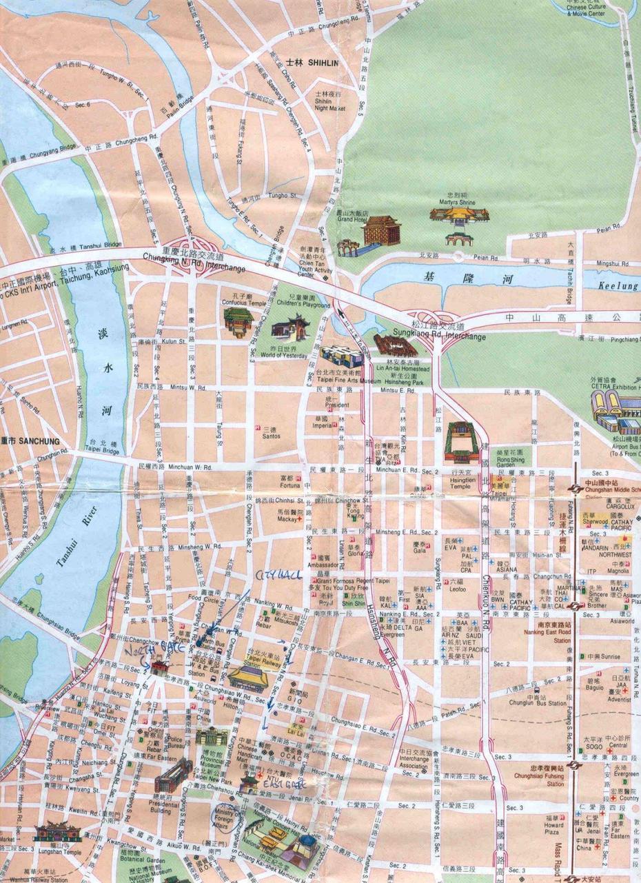 Taipei Map – Taipei China  Mappery, Taipei, Taiwan, Taiwan  In Chinese, Keelung Taiwan