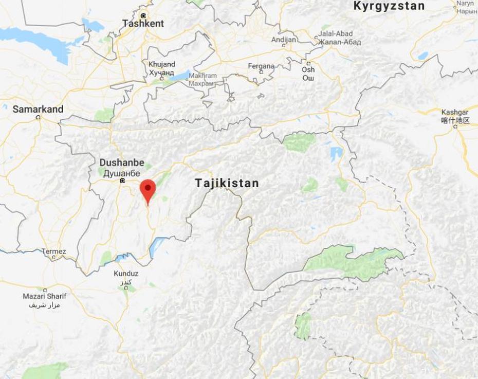 Tajikistan Location, Tajikistan Provinces, Attack, Danghara, Tajikistan