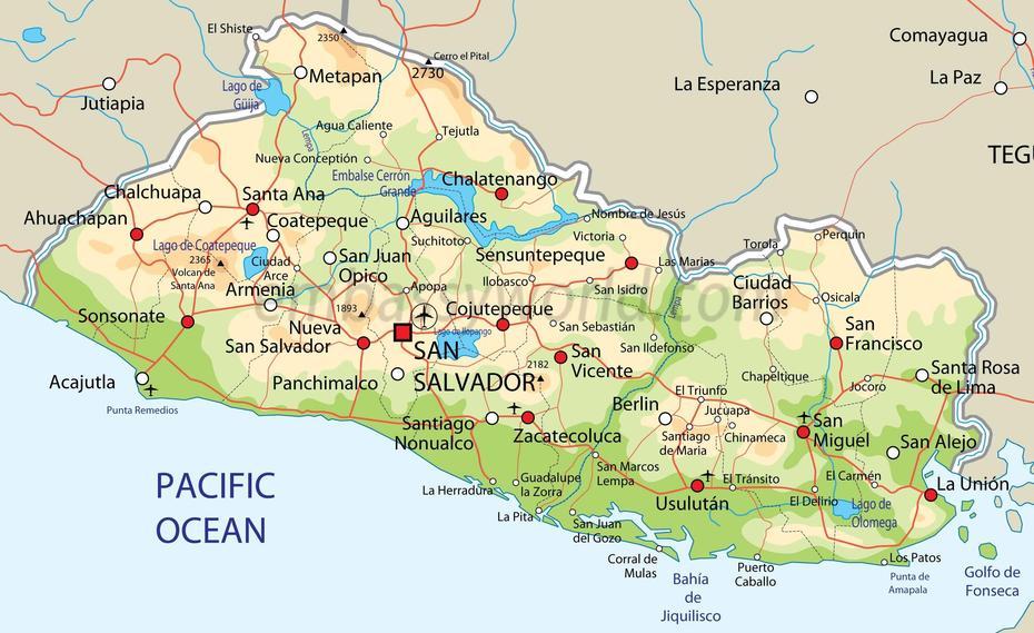 Taking Mission Trip To Chinameca,El Salvador | Map, South America …, San Salvador, El Salvador, El Salvador On The, San Salvador A