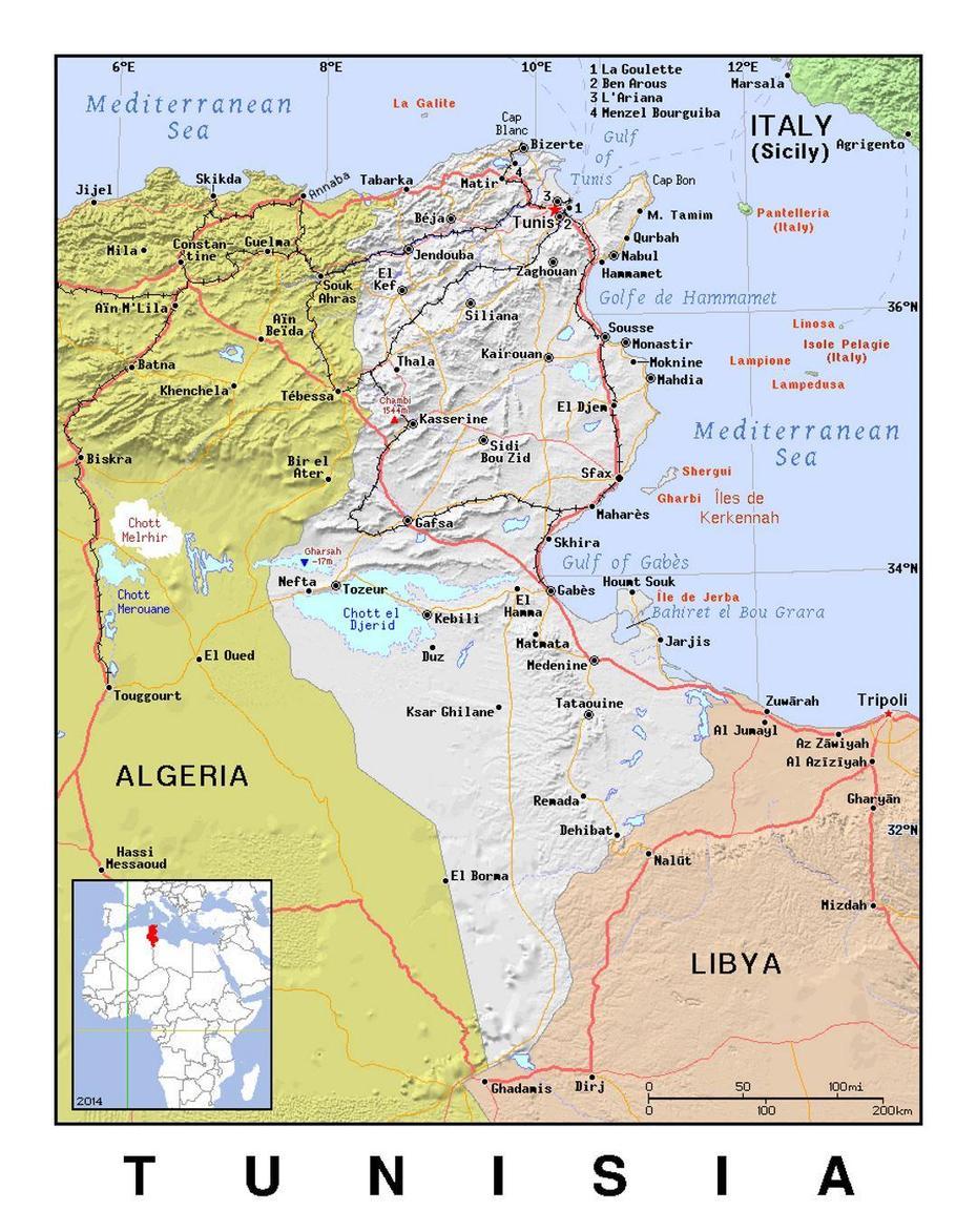 Tunisia Map Africa Tunisia Maps & Facts – Walpaper, El Alia, Tunisia, Tunisia Port, Port El Kantaoui