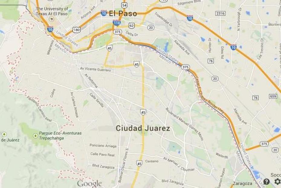 Ciudad Juarez | World Easy Guides, Juárez, Mexico, Ciudad Juarez On, A De Mexico Con Carreteras