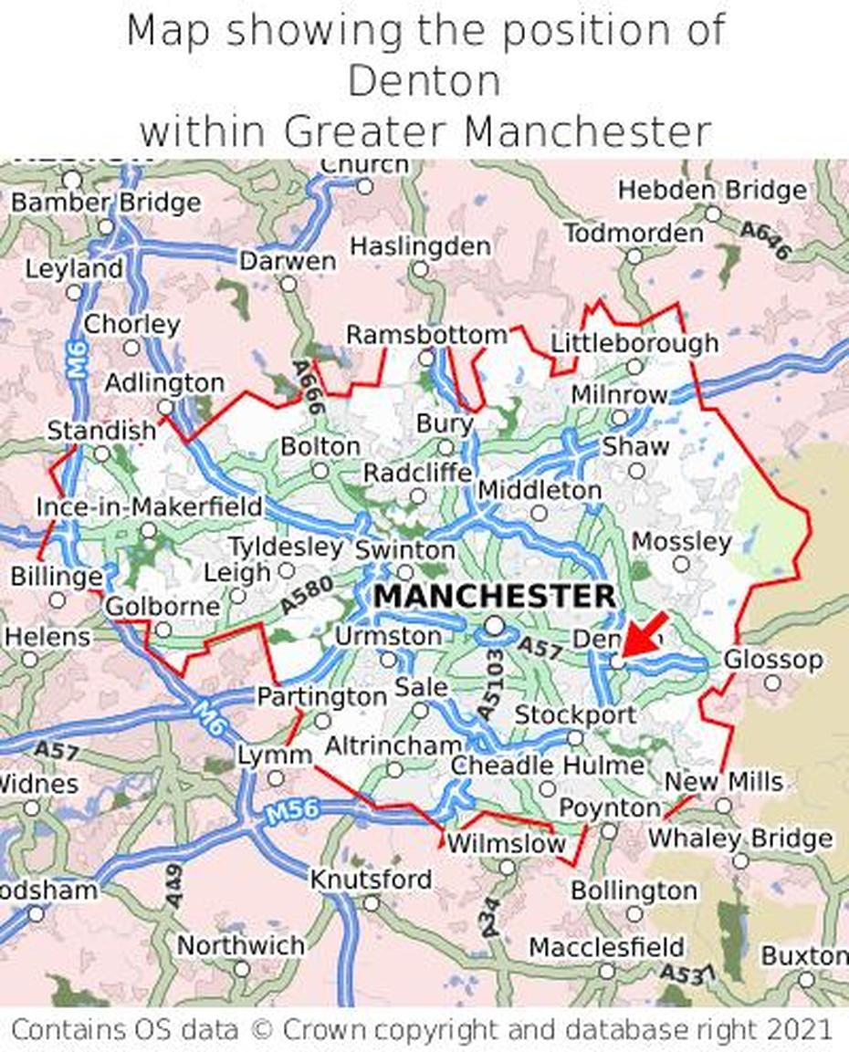 Where Is Denton? Denton On A Map, Denton, United Kingdom, Denton, United Kingdom