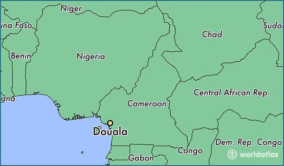 Where Is Douala, Cameroon? / Douala, Littoral Map – Worldatlas, Douala, Cameroon, Bamenda Cameroon, Unity Palace Cameroon