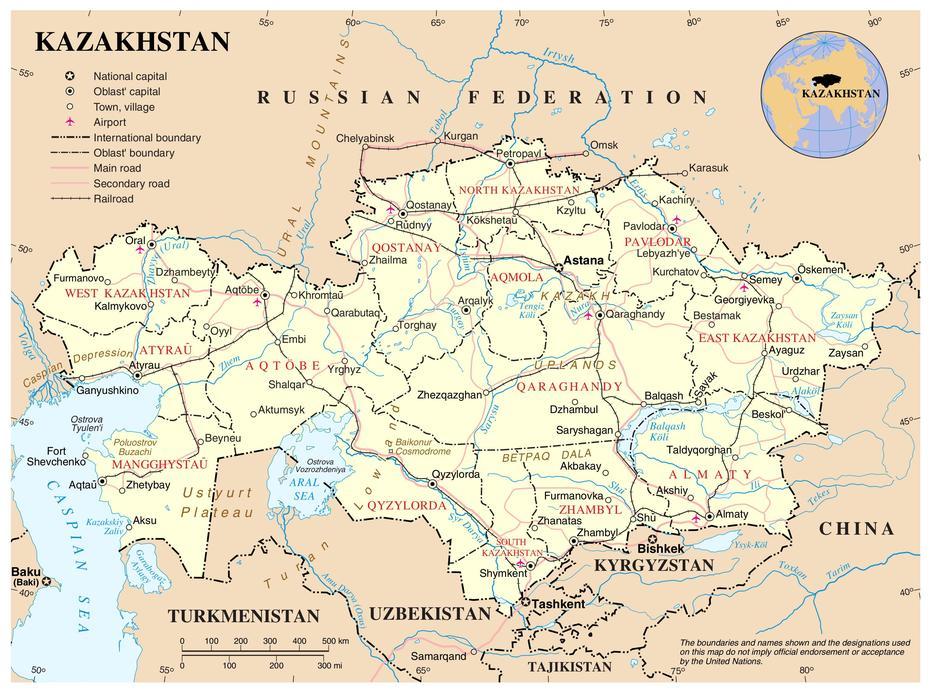 Kazakhstan Map, Political Map Of Kazakhstan Nations Online Project …, Zhetisay, Kazakhstan, Kazakhstan Road, Kazakh