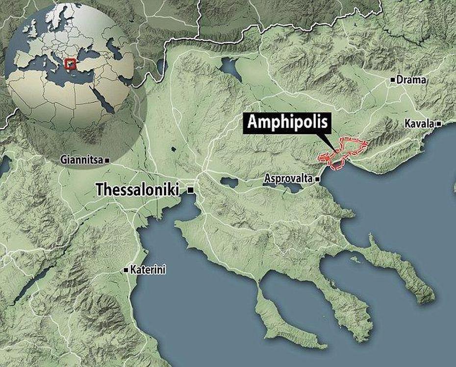 Kos Greece, Greece  With Cities, Ancient Amphipolis, Ampelókipoi, Greece