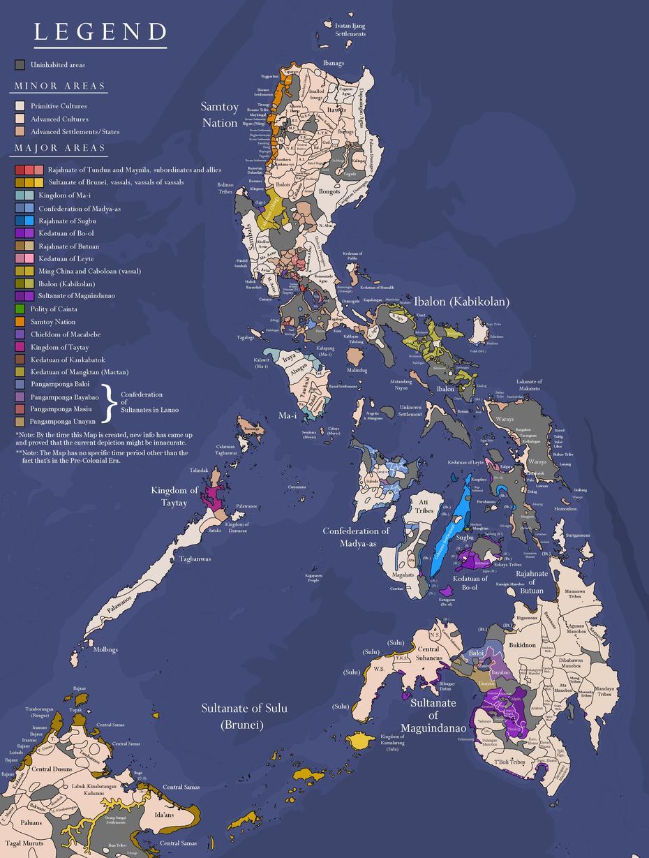 A Map Of Pre-Colonial Philippines.  : R/Philippines, Ponot, Philippines, Philippines Powerpoint Template, Philippines Road