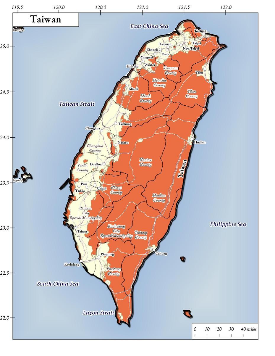 Map: Taiwan | Andy Arthur, Buyan, Taiwan, Buyan Class, Lake Buyan