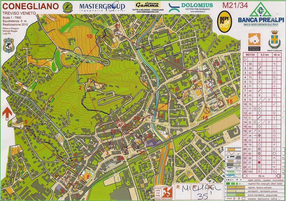 Orienteering, Trainings, Fun: This Is Conegliano, Conegliano, Italy, Prosecco  Hills, Valdobbiadene Prosecco  Superiore