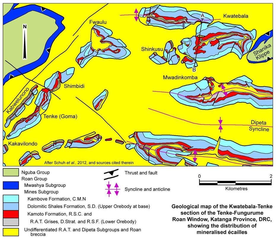 Portergeo Database – Ore Deposit Description, Fungurume, Congo (Kinshasa), Rd Congo, Kinshasa Plan