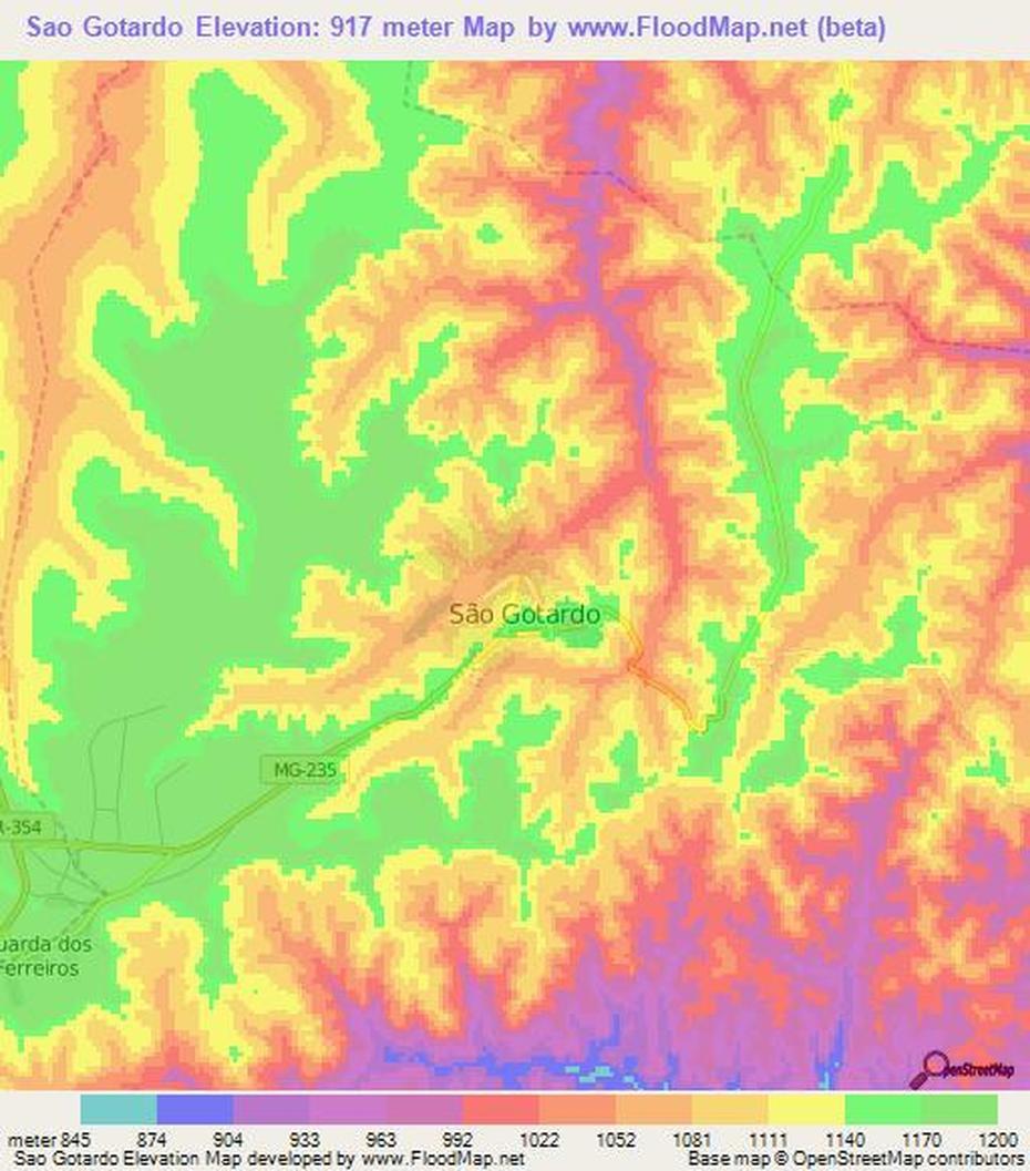 Sao Luis Brazil, Brazil Geography, Elevation , São Gotardo, Brazil