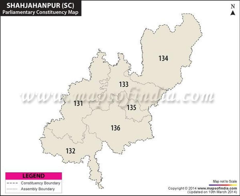 Shahjahanpur Election Result 2019 – Parliamentary Constituency Map And …, Shāhjānpur, India, India  With City, India  Drawing