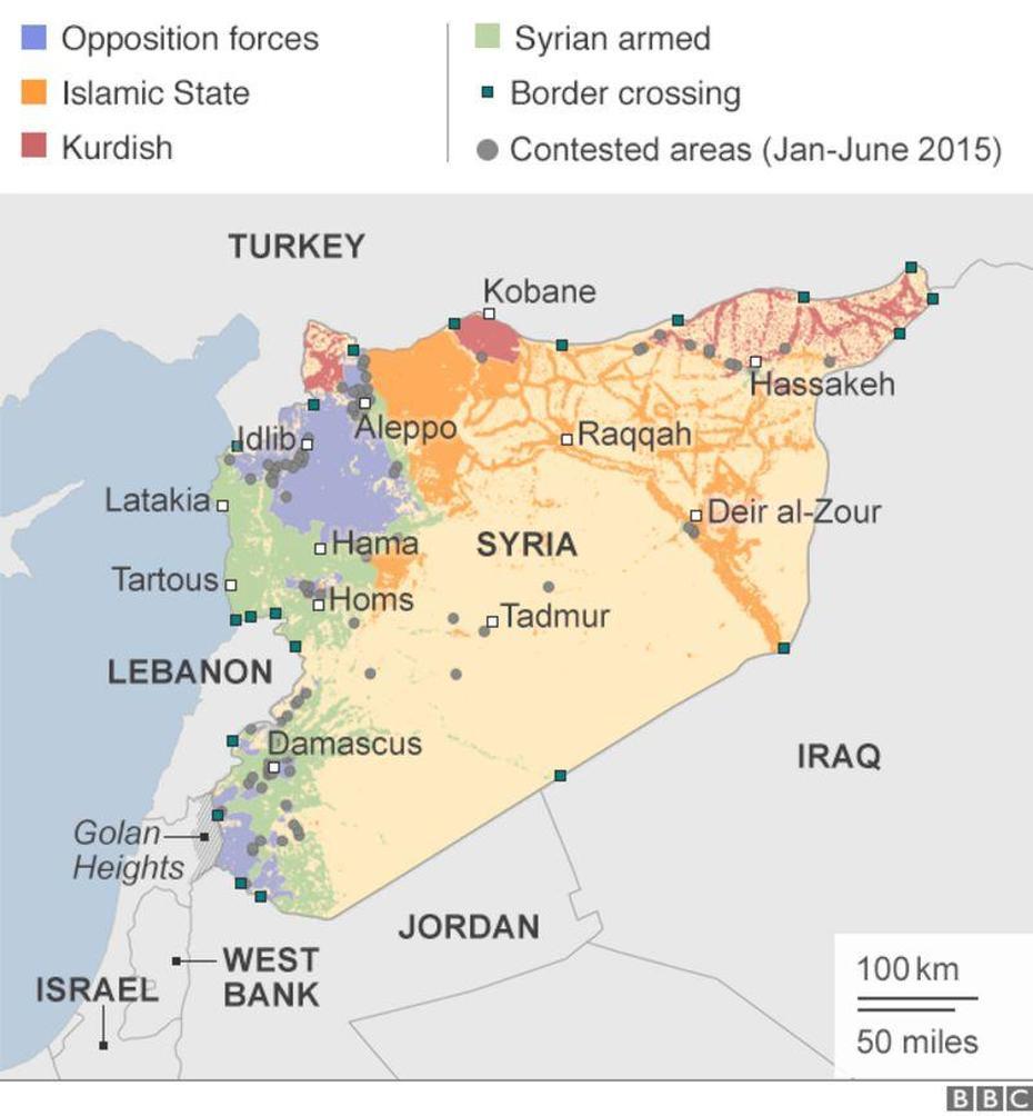 Syria: Mapping The Conflict – Bbc News, Sarāqib, Syria, Syria Road, Syria Highway