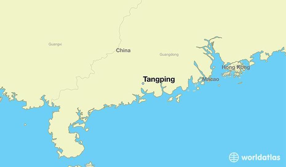 Where Is Tangping, China? / Tangping, Guangdong Map – Worldatlas, Tangpingcun, China, South China, China  Graphic