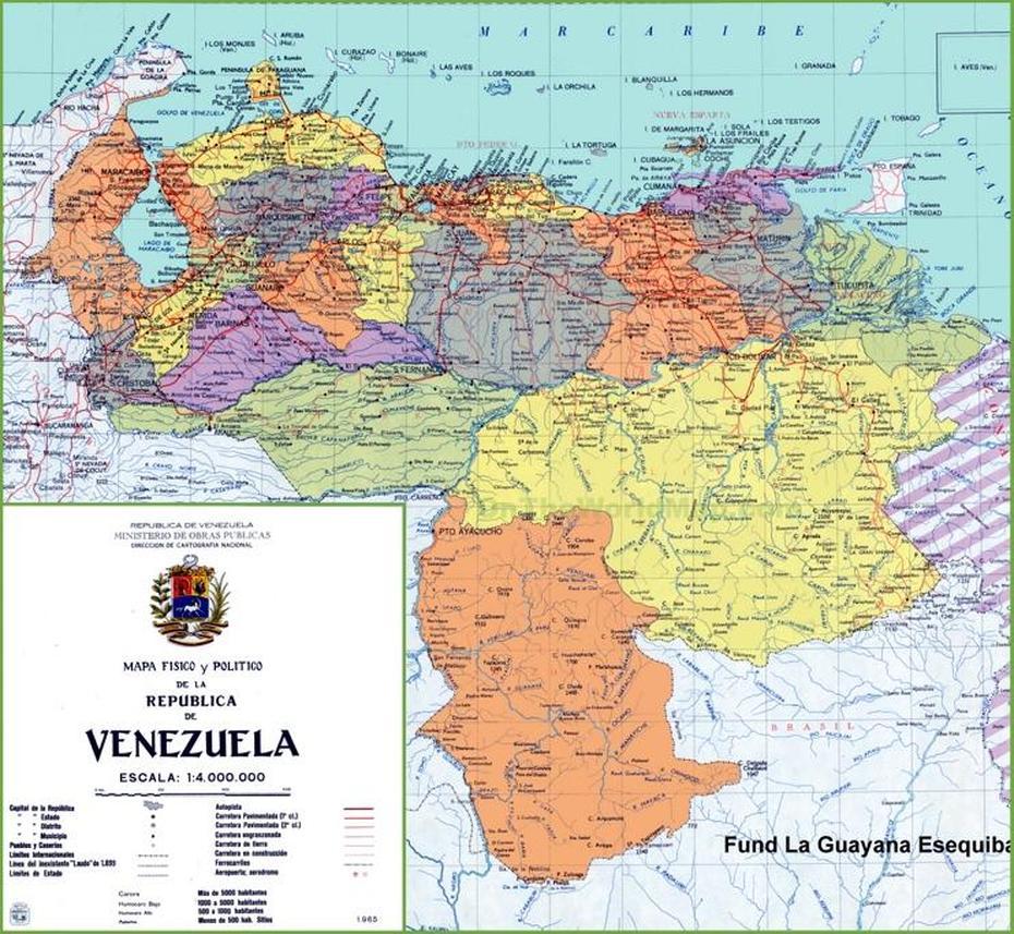 Venezuela States, Physical  Of Venezuela, Venezuela, Punceres, Venezuela