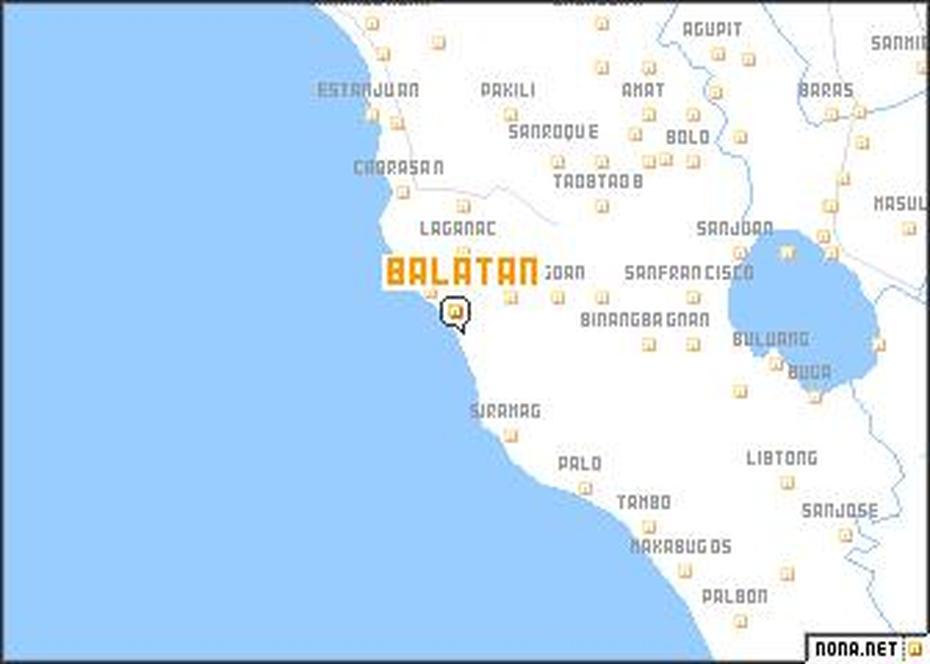 Balatan (Philippines) Map – Nona, Balatan, Philippines, Philippines City, Philippines  Cities