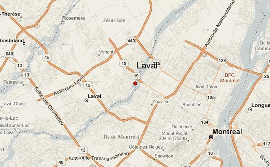 Carrefour Laval, Carte De Laval, Location Guide, Laval, Canada