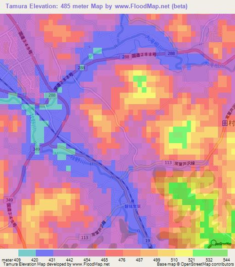 Elevation Of Tamura,Japan Elevation Map, Topography, Contour, Tamura, Japan, Naomi Tamura, Dai Tamura