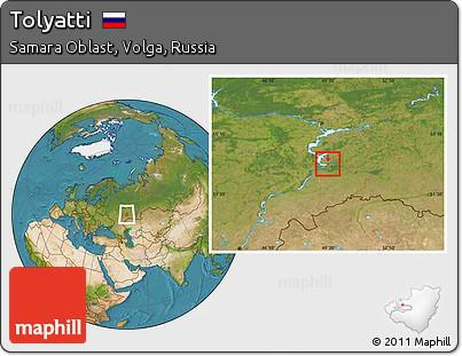 Free Satellite Location Map Of Tolyatti, Tolyatti, Russia, Samara  City, Ufa Russia