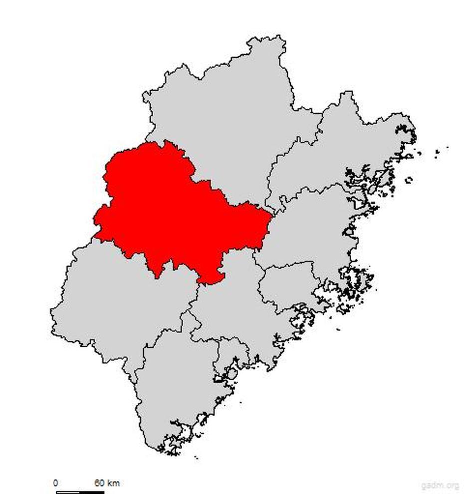 Gadm, Sanming, China, Xiamen  Location, Fujian  Language