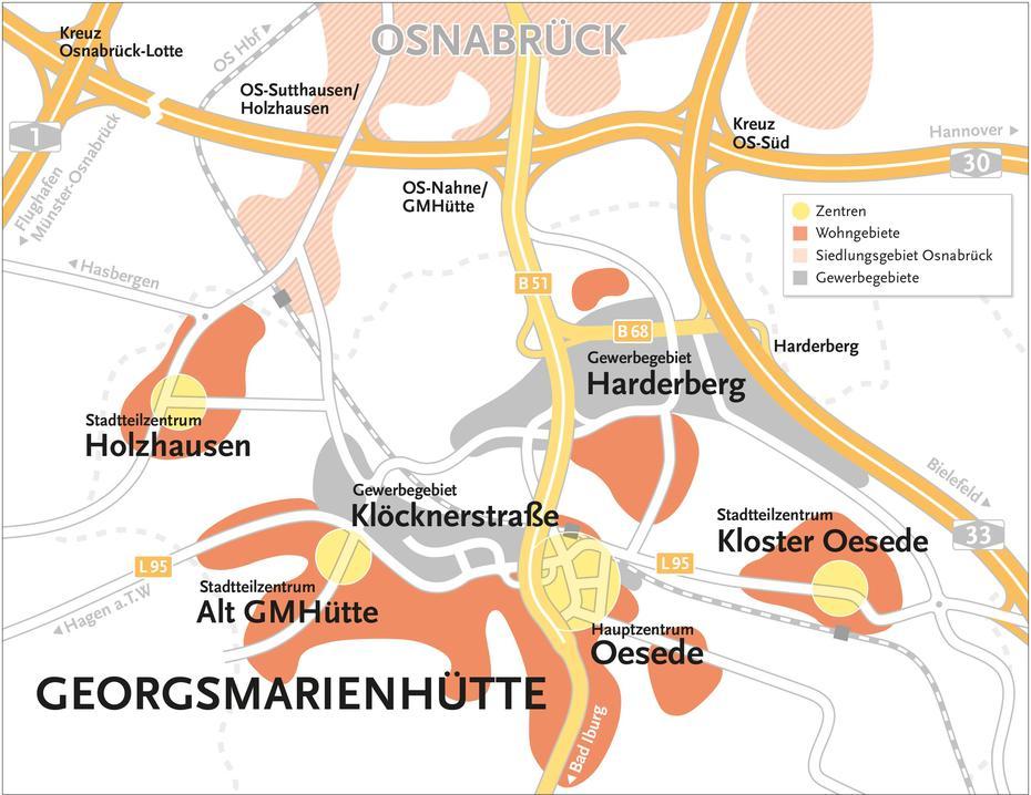 Gewerbegebiete | Stadt Georgsmarienhutte, Georgsmarienhütte, Germany, Stellwerk, Kloster  Oesede