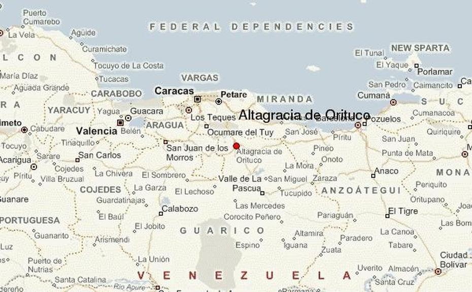 Guia Urbano De Altagracia De Orituco, Altagracia De Orituco, Venezuela, Venezuela  With Cities, Venezuela Colombia