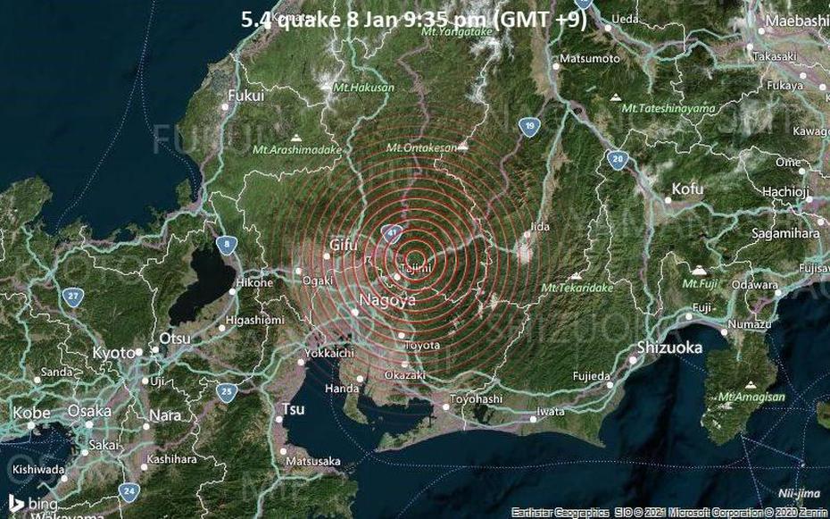 Magnitude 5.4 Earthquake Strikes Near Mizunami, Mizunami-Shi, Gifu …, Mizunami, Japan, Japanese Japan, Old Japan