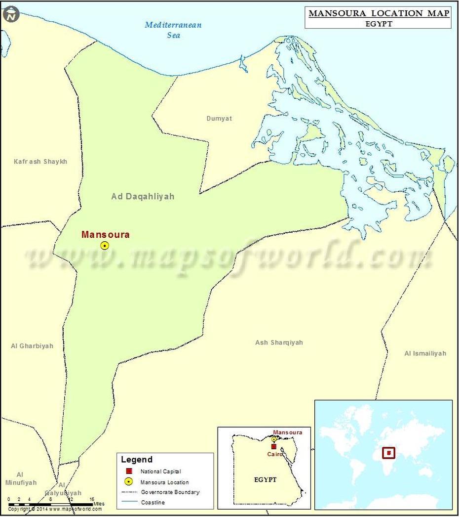 Where Is Mansoura | Location Of Mansoura In Egypt Map, Al Manşūrah, Egypt, Al Manşūrah, Egypt