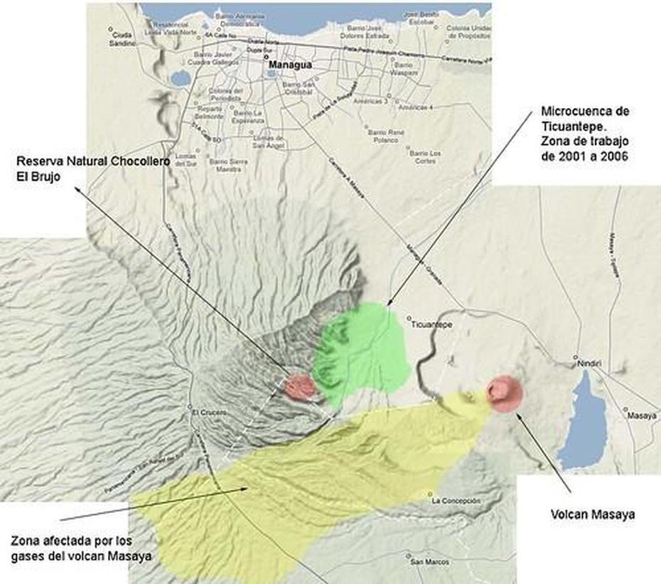 Mapa Geografico Ticuantepe Con Apuntes | Un Mapa Esquematico… | Flickr, Ticuantepe, Nicaragua, Nicaragua Volcanoes, Siuna Nicaragua