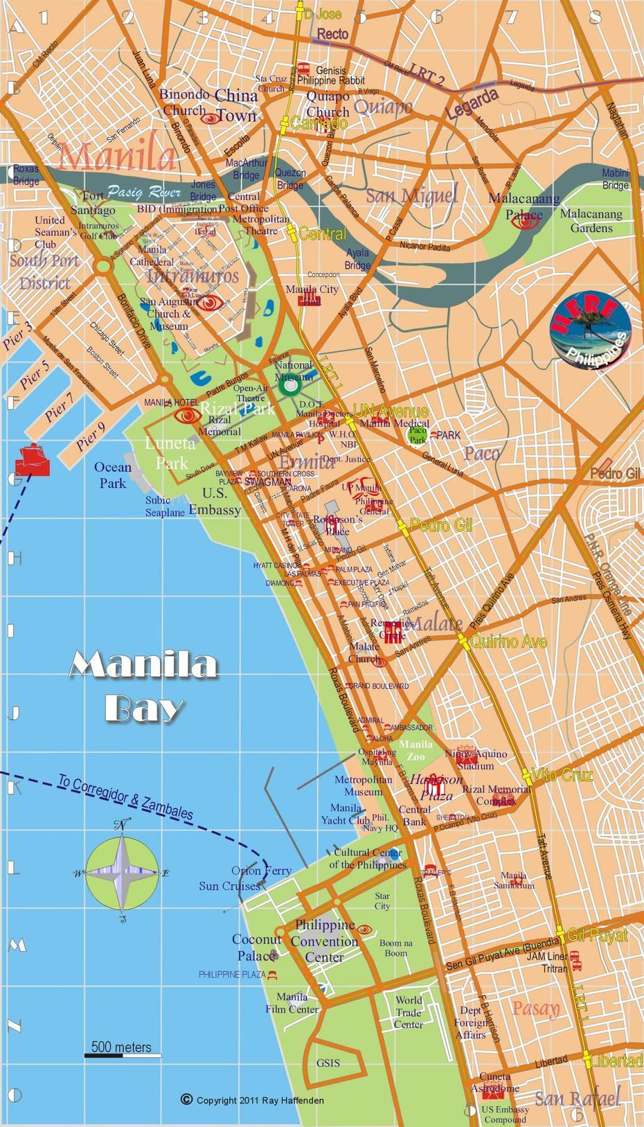 Philippines Road, Manila Airport, Satellite Image, Manila, Philippines