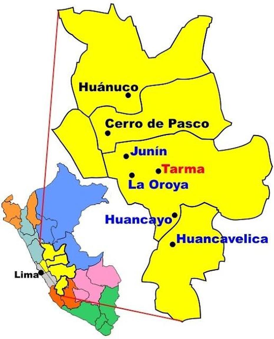 Por Pequenos Medios: Map Of The Huancayo Peru Mission, Huancayo, Peru, Callao Peru, Cusco Peru On