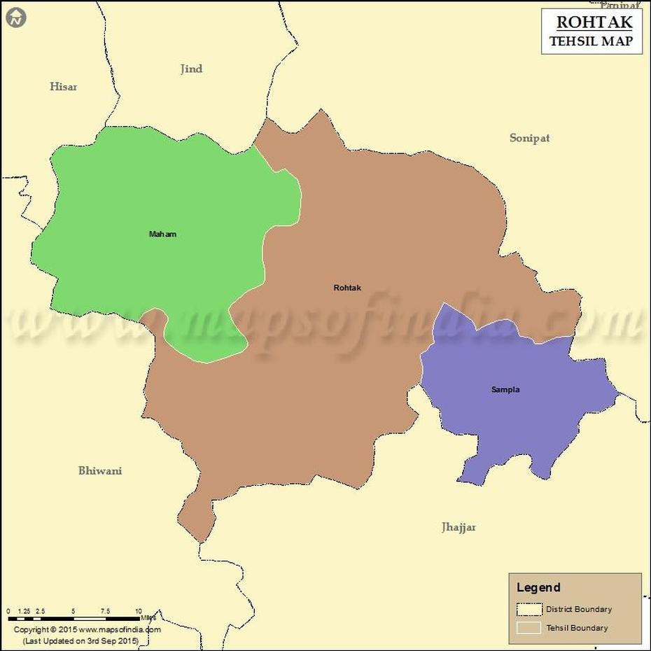 Rohtak Tehsil Map, Rohtak, India, Patiala India, Jama  Masjid