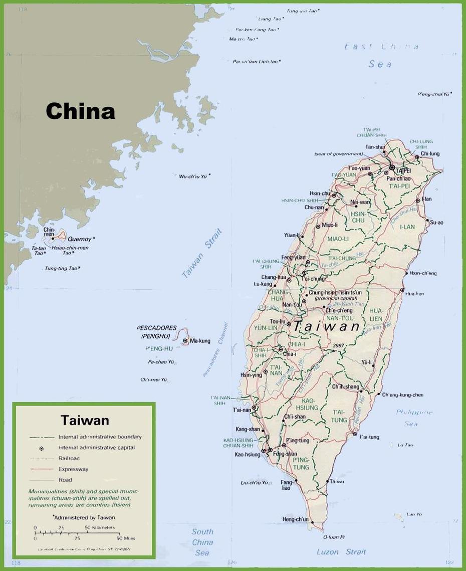 Taiwan Political Map, Toucheng, Taiwan, Taiwan Island, Taiwan Symbols