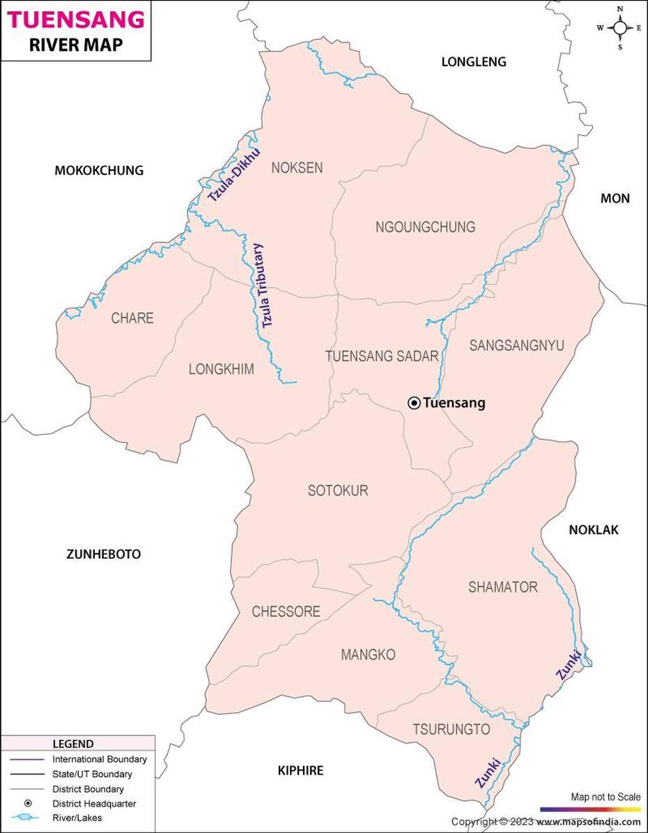 Teunsang River Map, Teunsang Rivers, Tuensang, India, Nagaland  Climate, Nagaland India