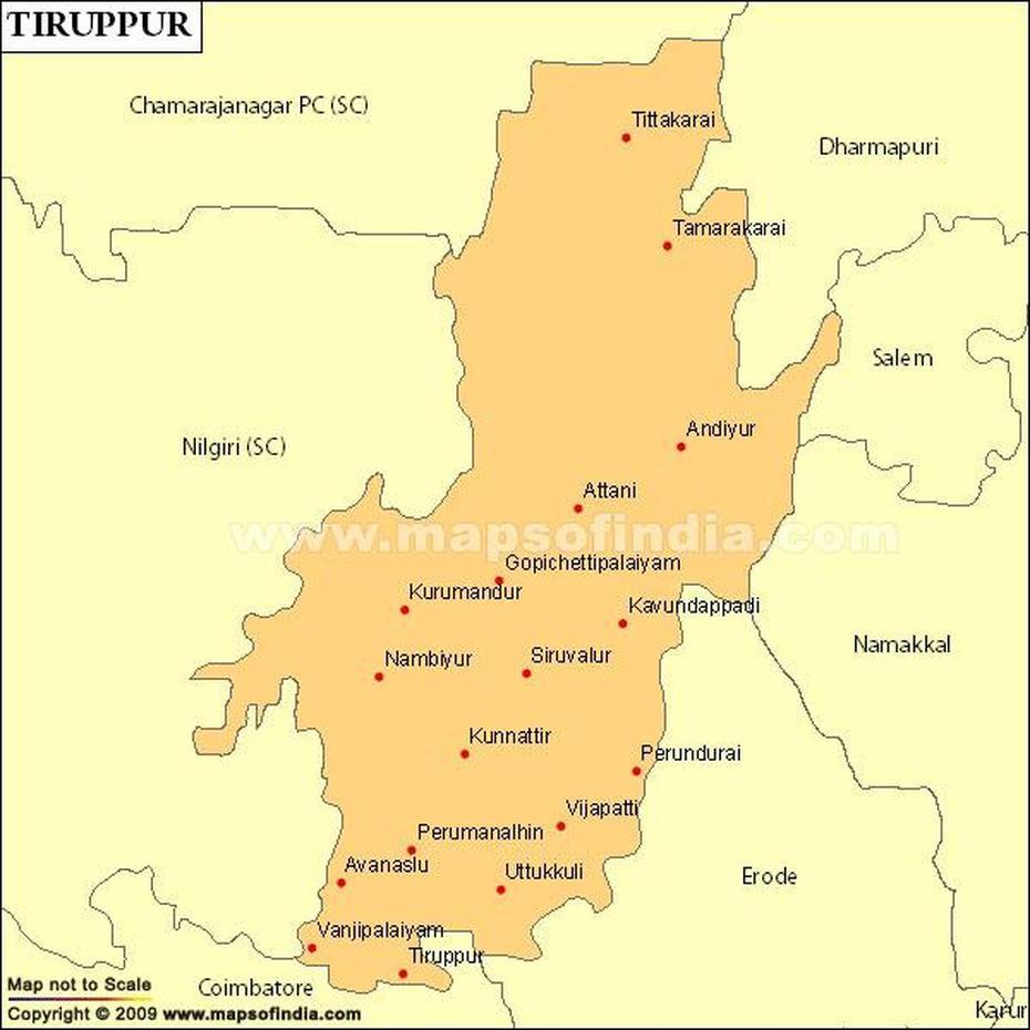 Tiruppur Parliamentary Constituency Map, Election Results And Winning Mp, Tiruppūr, India, Tamil, Tirupur India