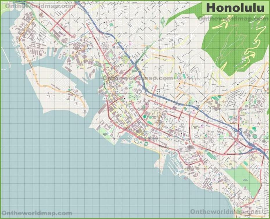 Of United States Including Hawaii, Honolulu Hawaii Beach, Honolulu, Honolulu, United States