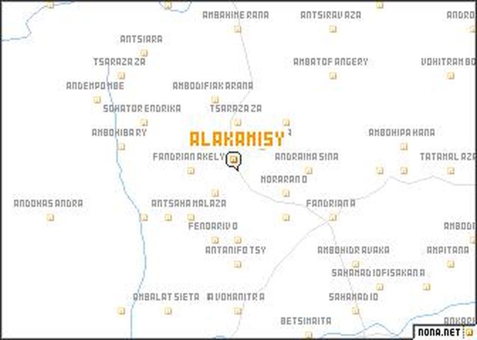 Alakamisy (Madagascar) Map – Nona, Alakamisy Itenina, Madagascar, Madagascar Island, Madagascar On World