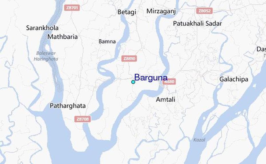 Barguna Tide Station Location Guide, Barguna, Bangladesh, Bangladesh Division, Bangladesh Cyclone