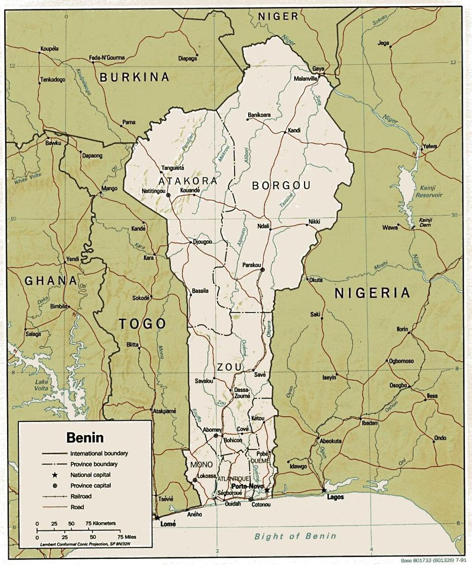 Benin Republic, Bight Of Benin, Weltatlas, Bembèrèkè, Benin