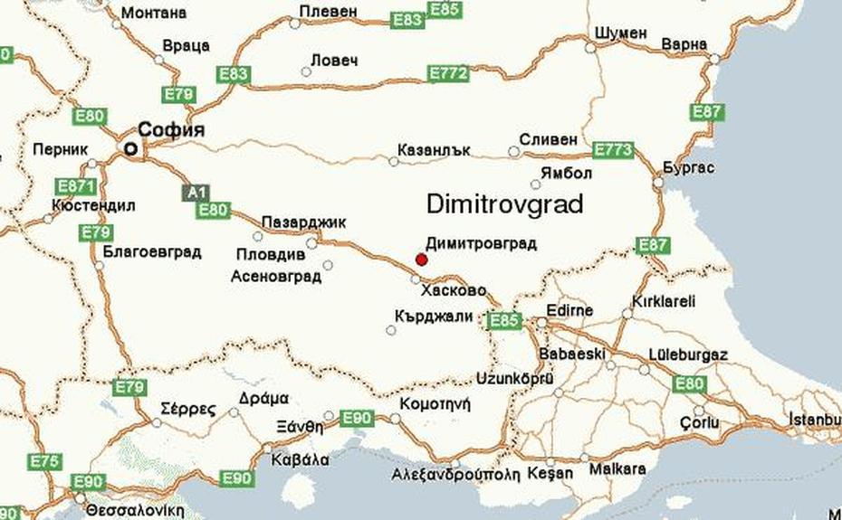 Bulgaria Regions, Bulgaria Location, Dimitrovgrad, Dimitrovgrad, Bulgaria