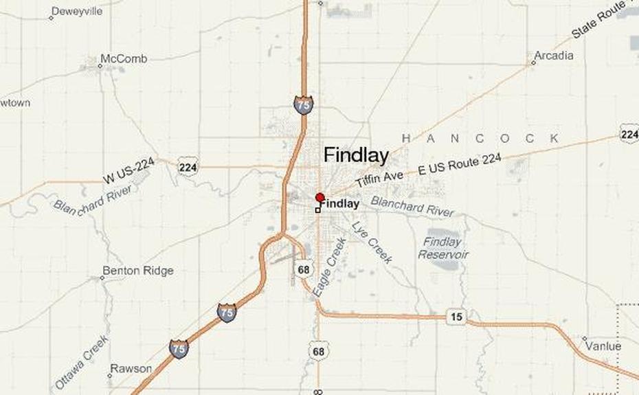 Findlay Location Guide, Findlay, United States, Findlay  Of Streets, University Of Findlay