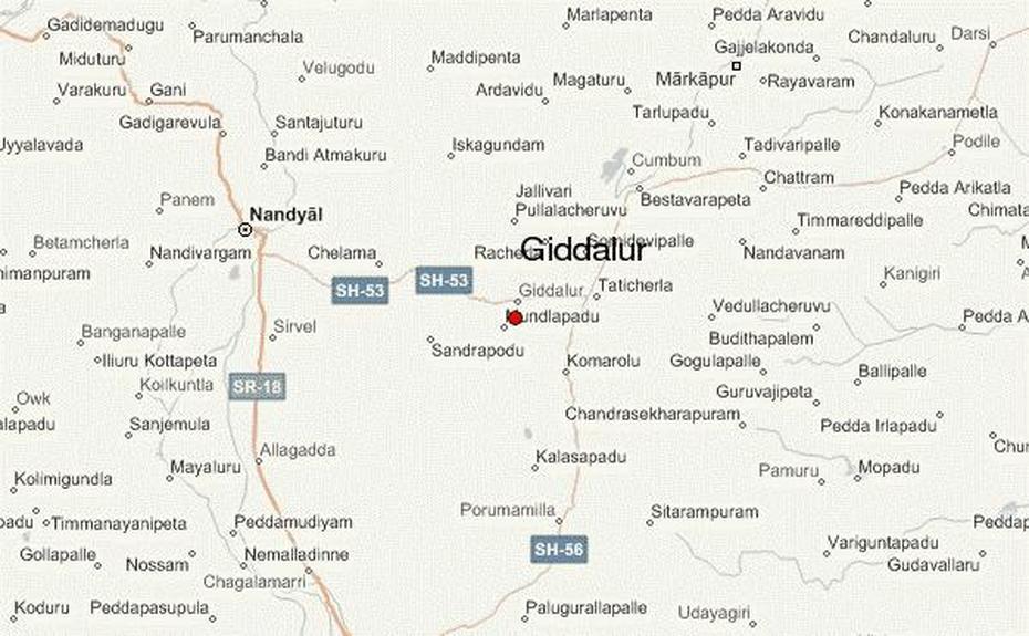 Giddalur Location Guide, Giddalūr, India, Prakasam  District, Prakasam District