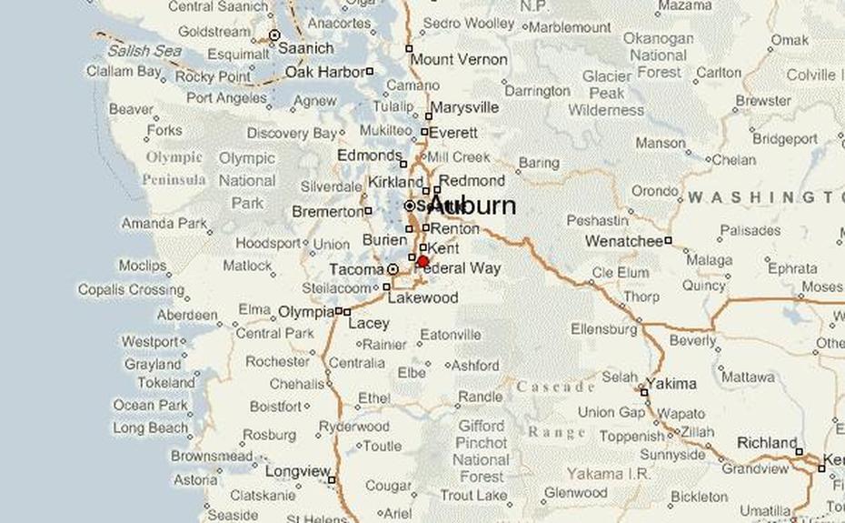 Guia Urbano De Auburn, Washington, Auburn, United States, United States  With Major Cities, United States  Names