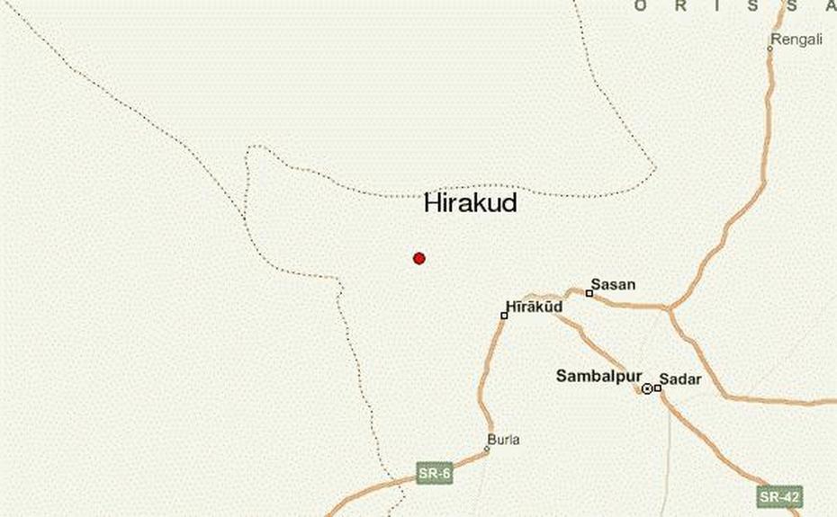 Hirakud Location Guide, Hīrākud, India, India Elevation, Odisha