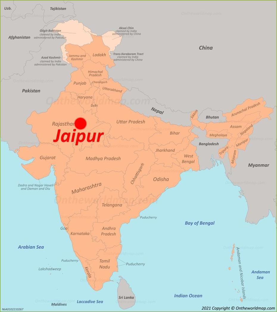 Jaipur Map | India | Maps Of Jaipur, Jaipur, India, Jaipur District, Jaipur India Location