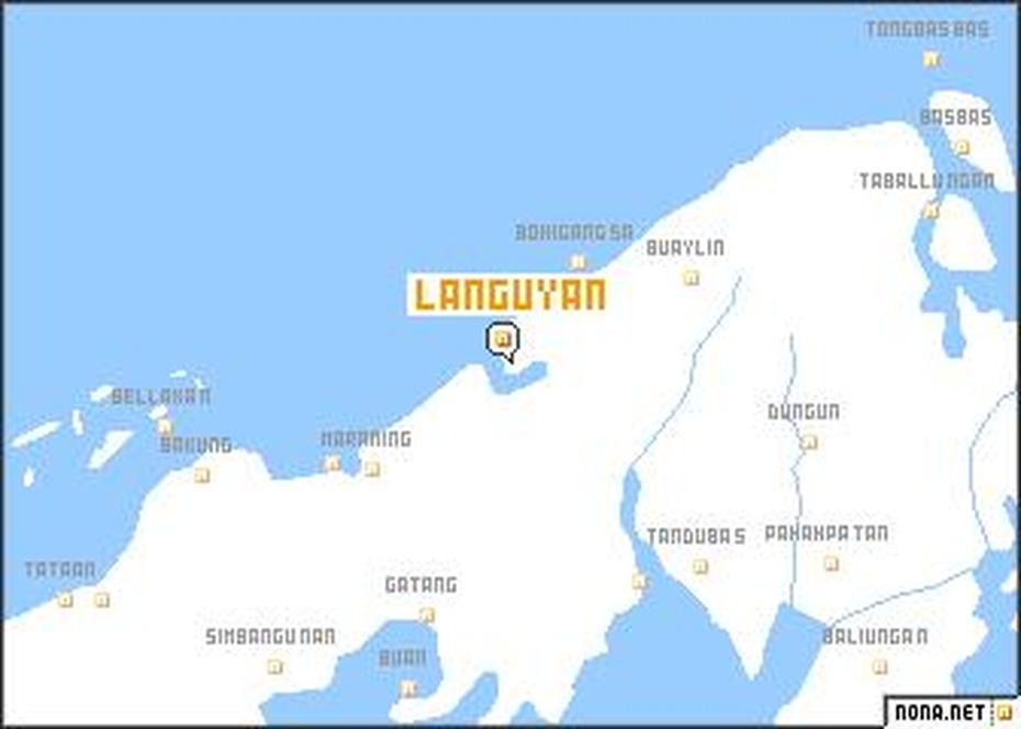 Languyan (Philippines) Map – Nona, Languyan, Philippines, Tawi-Tawi Philippines, Salakot  Falls