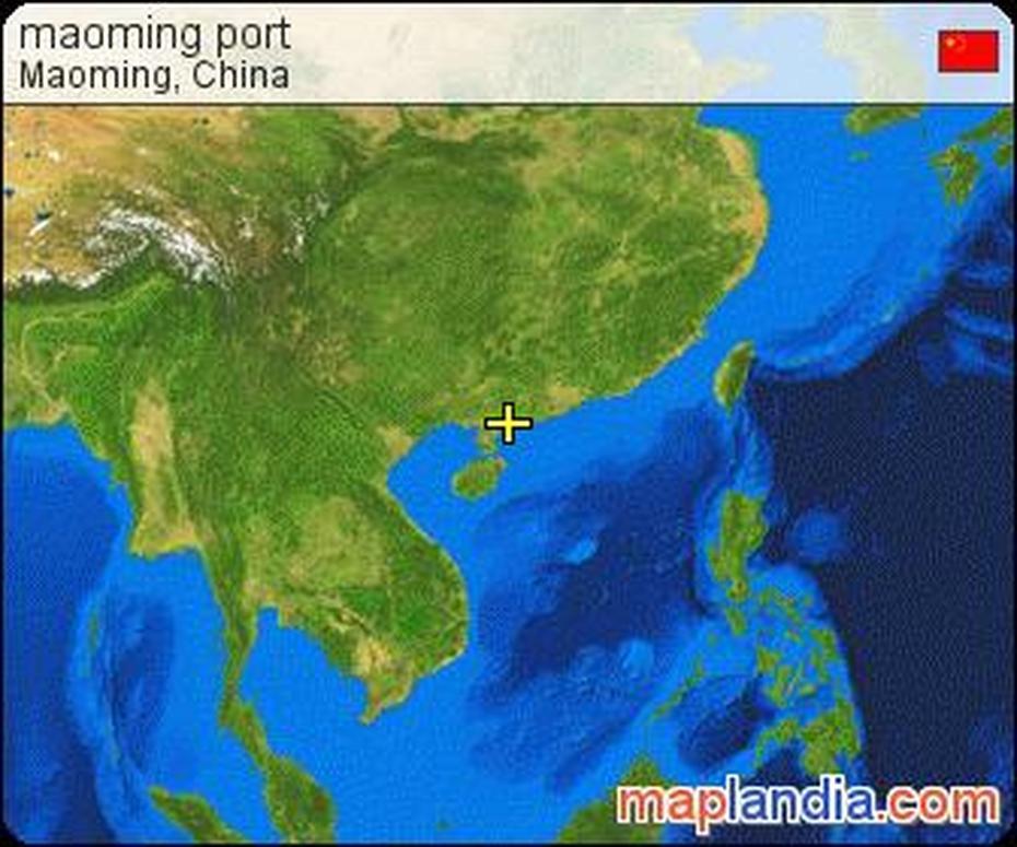 Maoming Port | Maoming Google Satellite Map, Maoming, China, Mao Tse  Tung, Chairman  Mao