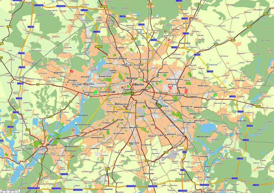 Map Of Berlin – Travelsmaps, Berlin, Germany, German Rail  Germany, Germany Districts