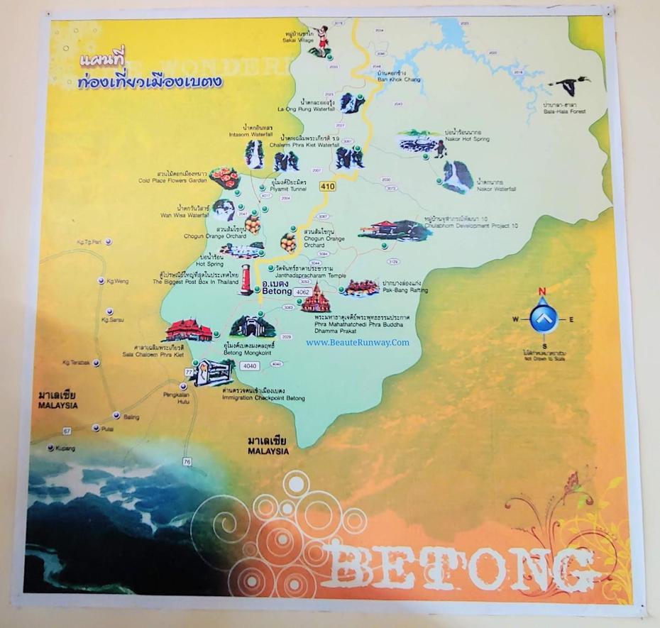 Map Of Betong Thailand – Maps Of The World, Betong, Thailand, Betong Thailand Nightlife, Betong Sarawak