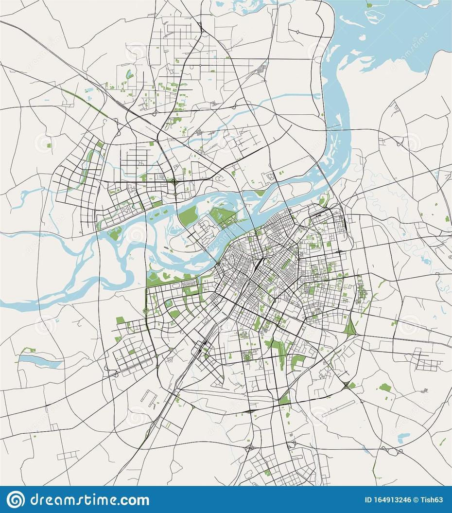 Map Of The City Of Harbin, China Stock Illustration – Illustration Of …, Harbin, China, Changzhou China, Harbin City